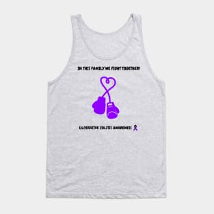 In This Family We Fight Together! Ulcerative Colitis Awareness Tank Top